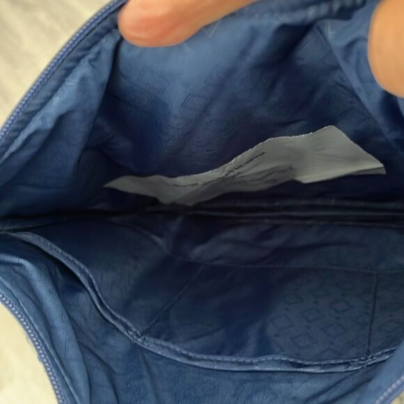 Vera Bradley Santiago Blue / Green Crossbar Shoulder Bag Adjustable Strap NWOT - Picture 10 of 12